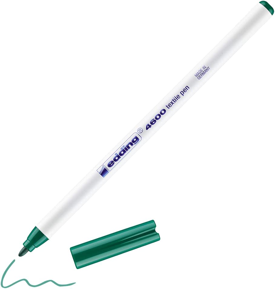 Marcador Edding 4600 Textil Punta Fina 1mm Marker Caja c/10 Piezas