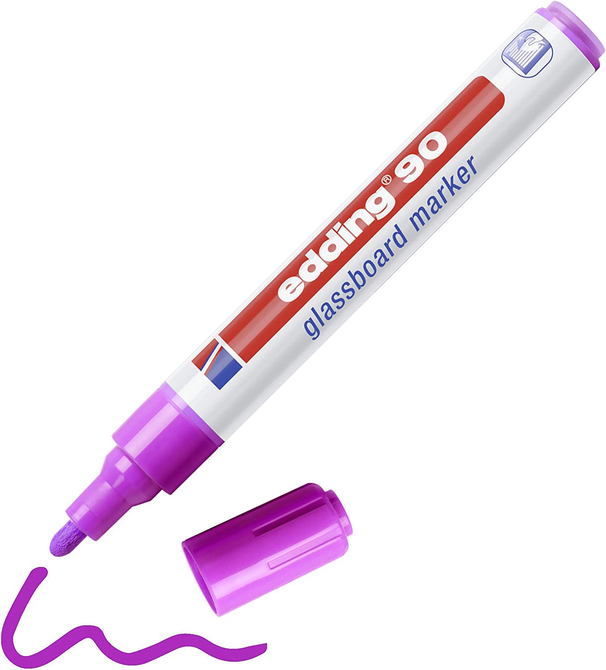 Marcador Edding E90 Cristal Vidrios Punta redonda 2-3mm